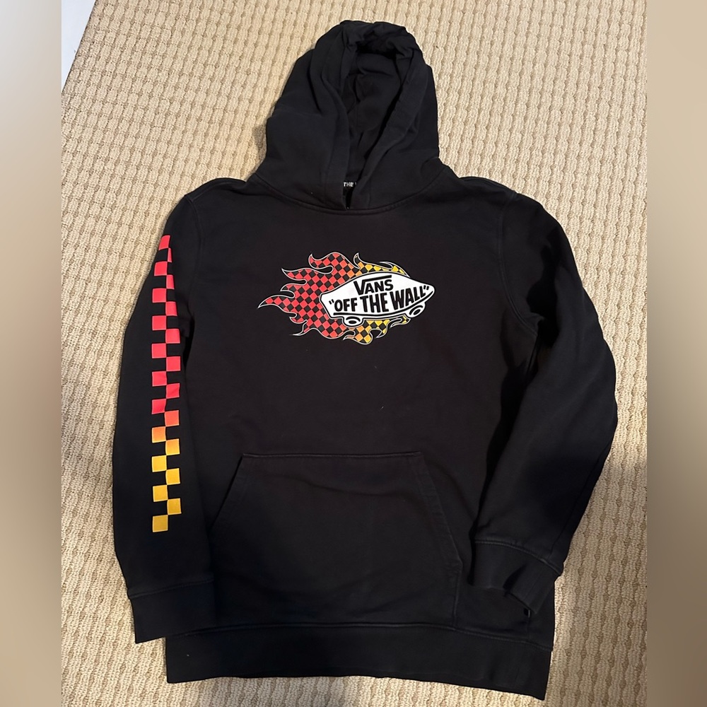 Youth XL Vans black hoodie